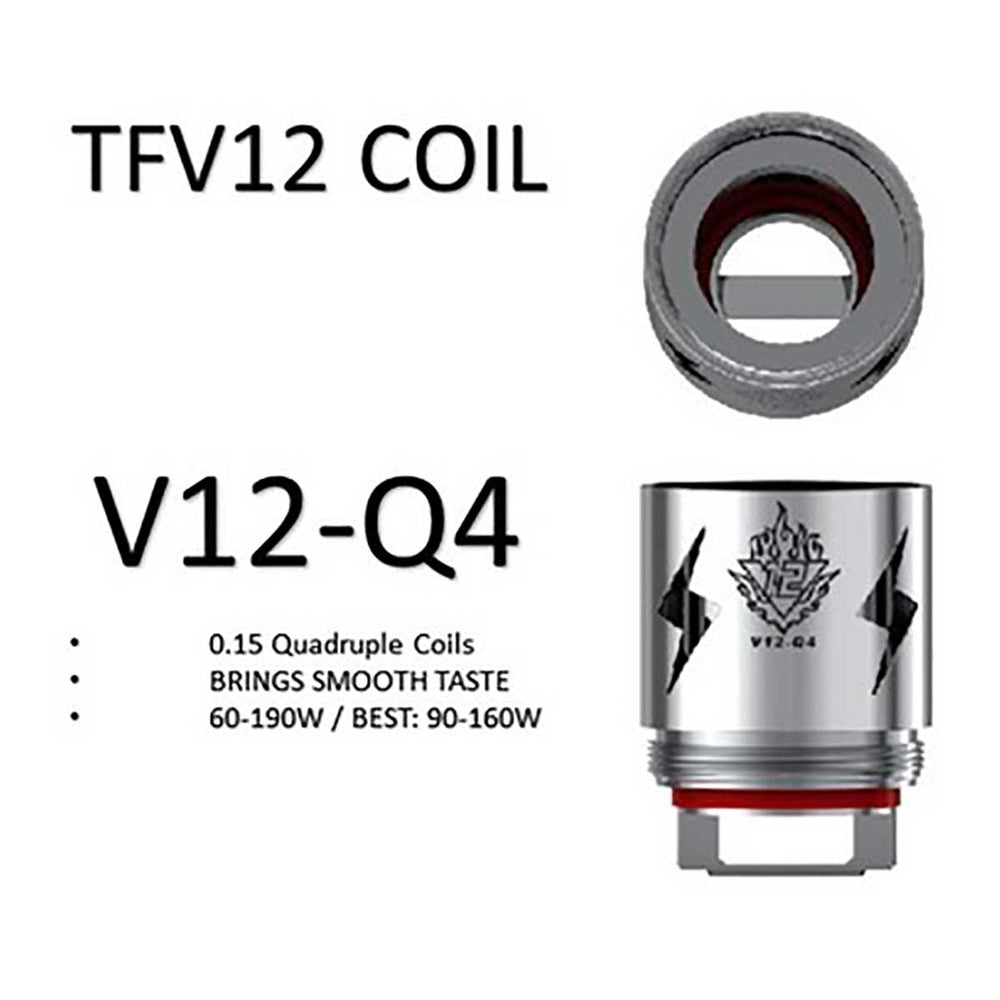 SMOK V12-Q4 Replacement Coil (3-Pack)
