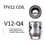 SMOK V12-Q4 Replacement Coil (3-Pack)
