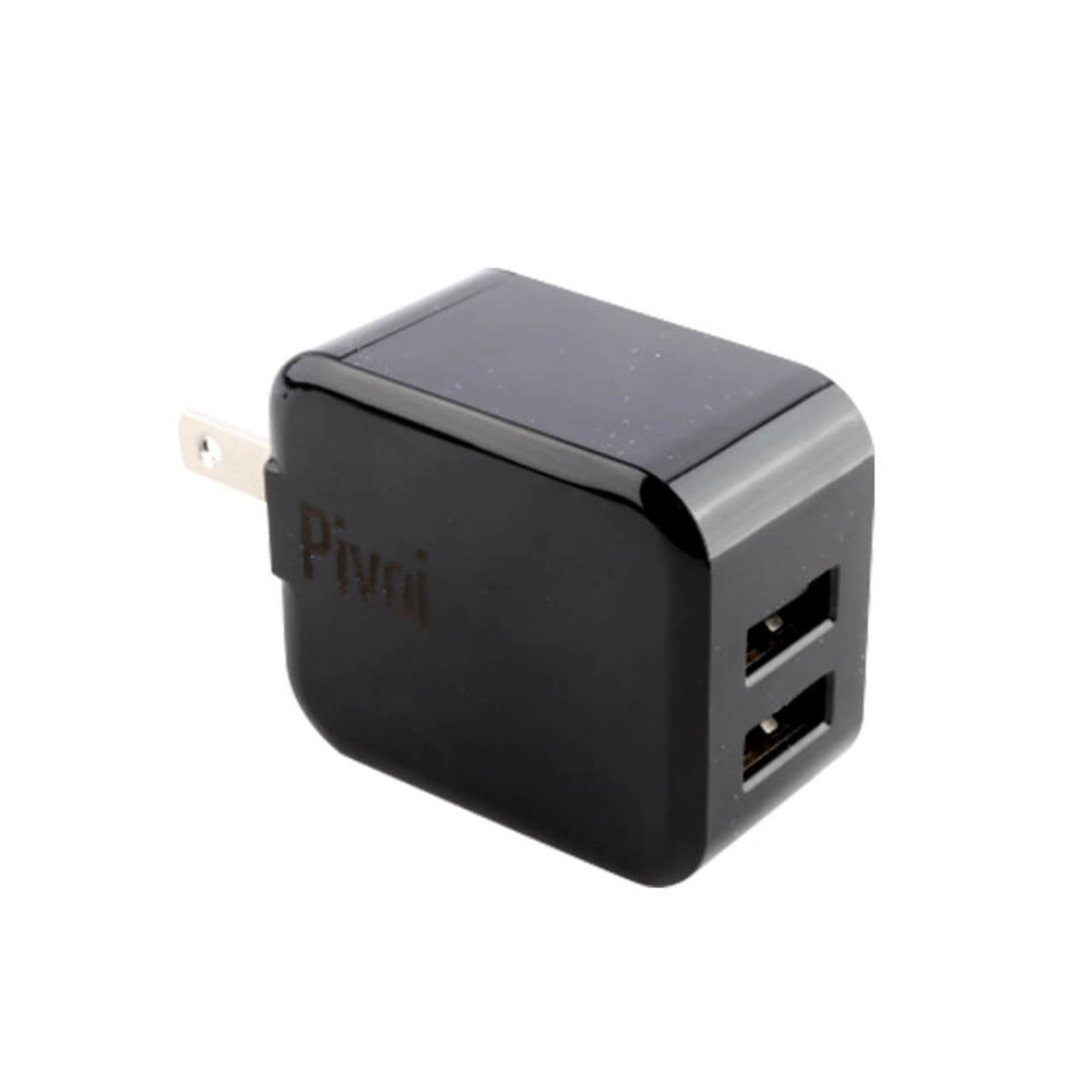 Dual USB Wall Charger - Black